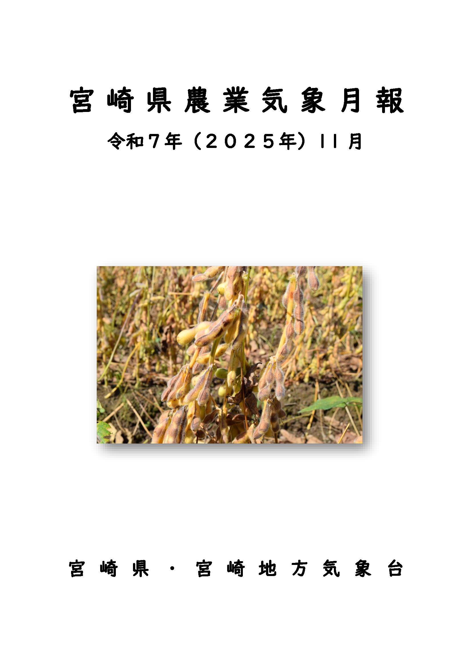 令和7年11農業気象月報PDF